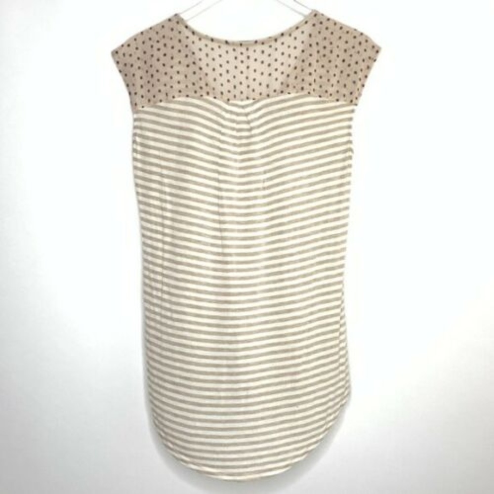 ANTHROPOLOGIE Sleeveless Daystripe Tee #F06 - Picture 4 of 8